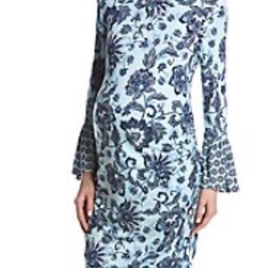 Flutter & Kick Maternity floral dress fairy core hobo  bell sleeves NWT small